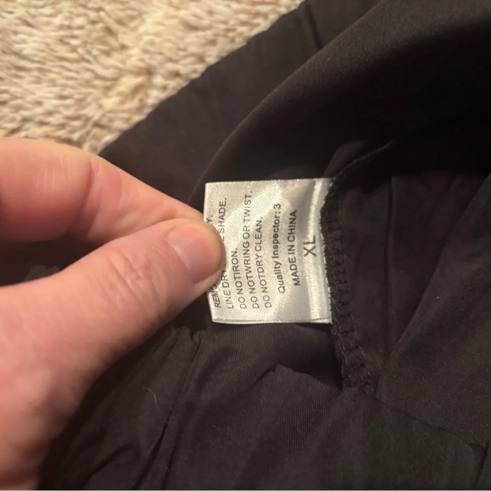 Black Cargo Pants - Picture 2 of 3